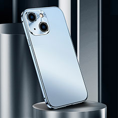 Luxury Aluminum Metal Cover Case M02 for Apple iPhone 14 Plus Blue