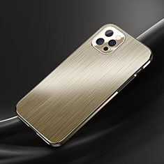 Luxury Aluminum Metal Cover Case M02 for Apple iPhone 14 Pro Gold