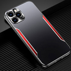 Luxury Aluminum Metal Cover Case M05 for Apple iPhone 13 Pro Red