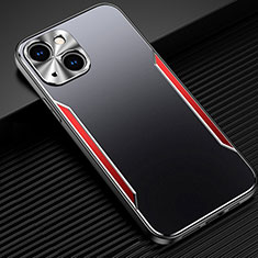 Luxury Aluminum Metal Cover Case M05 for Apple iPhone 13 Red