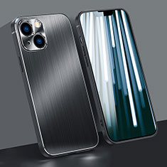 Luxury Aluminum Metal Cover Case M09 for Apple iPhone 14 Black