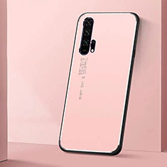 Luxury Aluminum Metal Cover Case T01 for Huawei Honor 20 Pro Pink