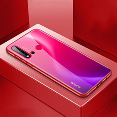 Luxury Aluminum Metal Cover Case T01 for Huawei P20 Lite (2019) Red