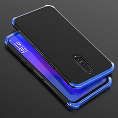 Luxury Aluminum Metal Cover Case T01 for Oppo R17 Pro Blue and Black