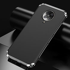 Luxury Aluminum Metal Cover Case T01 for Xiaomi Redmi K30 Pro 5G Silver