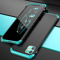 Luxury Aluminum Metal Cover Case T02 for Apple iPhone 11 Cyan