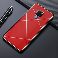 Luxury Aluminum Metal Cover Case T02 for Huawei Mate 20 Red