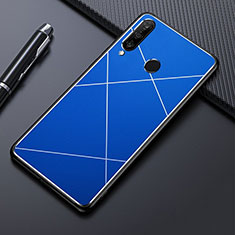 Luxury Aluminum Metal Cover Case T02 for Huawei Nova 4e Blue