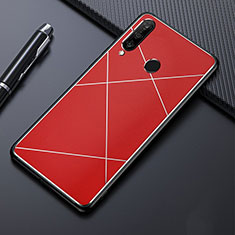 Luxury Aluminum Metal Cover Case T02 for Huawei Nova 4e Red