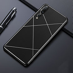 Luxury Aluminum Metal Cover Case T02 for Huawei P20 Pro Black