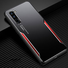 Luxury Aluminum Metal Cover Case T02 for Oppo K7 5G Red