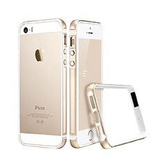 Luxury Aluminum Metal Frame Case for Apple iPhone 5 Gold