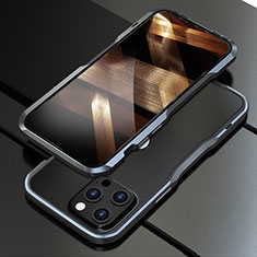 Luxury Aluminum Metal Frame Cover Case A01 for Apple iPhone 14 Pro Gray