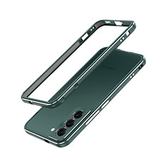 Luxury Aluminum Metal Frame Cover Case A01 for Samsung Galaxy S21 5G Green