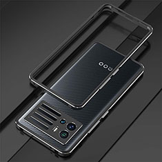 Luxury Aluminum Metal Frame Cover Case A01 for Vivo iQOO 9 Pro 5G Black