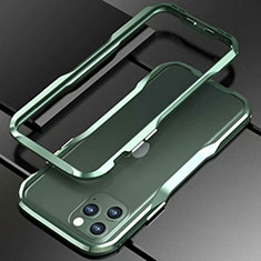 Luxury Aluminum Metal Frame Cover Case for Apple iPhone 11 Pro Green