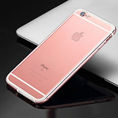 Luxury Aluminum Metal Frame Cover Case for Apple iPhone 6 Rose Gold