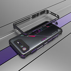 Luxury Aluminum Metal Frame Cover Case for Asus ROG Phone 6 Purple