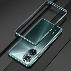 Luxury Aluminum Metal Frame Cover Case for Huawei Honor 50 Pro 5G Green