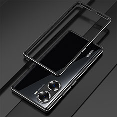 Luxury Aluminum Metal Frame Cover Case for Huawei Honor 60 5G Black