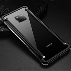 Luxury Aluminum Metal Frame Cover Case for Huawei Mate 20 Pro Black
