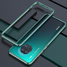 Luxury Aluminum Metal Frame Cover Case for Huawei Mate 30E Pro 5G Cyan