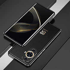 Luxury Aluminum Metal Frame Cover Case for Huawei Nova 11 Black