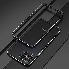 Luxury Aluminum Metal Frame Cover Case for Huawei Nova 8 SE 4G Black