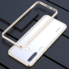 Luxury Aluminum Metal Frame Cover Case for Huawei P30 Lite XL Gold