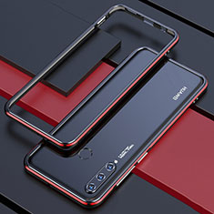 Luxury Aluminum Metal Frame Cover Case for Huawei P30 Lite XL Red