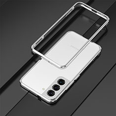 Luxury Aluminum Metal Frame Cover Case for Samsung Galaxy S25 5G Silver