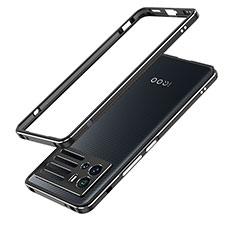 Luxury Aluminum Metal Frame Cover Case for Vivo iQOO 9 Pro 5G Black