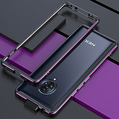 Luxury Aluminum Metal Frame Cover Case for Vivo Nex 3S Purple