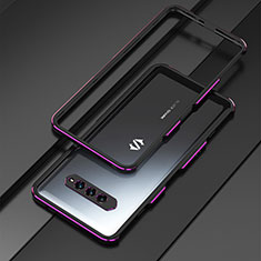 Luxury Aluminum Metal Frame Cover Case for Xiaomi Black Shark 4 5G Purple