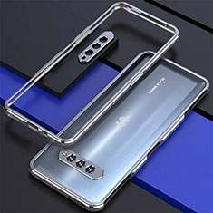 Luxury Aluminum Metal Frame Cover Case for Xiaomi Black Shark 4S 5G Silver