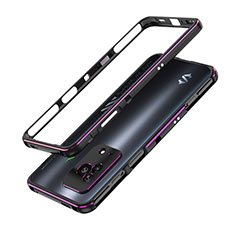 Luxury Aluminum Metal Frame Cover Case for Xiaomi Black Shark 5 5G Purple