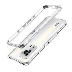 Luxury Aluminum Metal Frame Cover Case for Xiaomi Black Shark 5 5G Silver