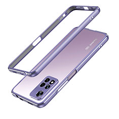 Luxury Aluminum Metal Frame Cover Case for Xiaomi Mi 11i 5G (2022) Clove Purple