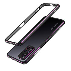 Luxury Aluminum Metal Frame Cover Case for Xiaomi Poco X4 NFC Purple