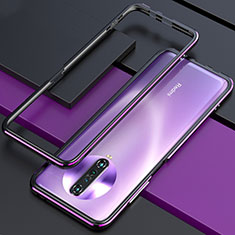 Luxury Aluminum Metal Frame Cover Case for Xiaomi Redmi K30 4G Purple