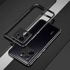 Luxury Aluminum Metal Frame Cover Case for Xiaomi Redmi K60 Ultra 5G Black