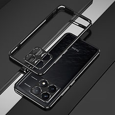 Luxury Aluminum Metal Frame Cover Case for Xiaomi Redmi K70 5G Black