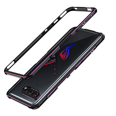 Luxury Aluminum Metal Frame Cover Case JZ1 for Asus ROG Phone 5s Purple