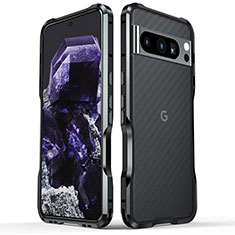 Luxury Aluminum Metal Frame Cover Case LF2 for Google Pixel 8 Pro 5G Black