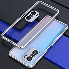 Luxury Aluminum Metal Frame Cover Case S01 for Xiaomi Mi 11X 5G Silver