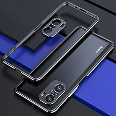 Luxury Aluminum Metal Frame Cover Case S01 for Xiaomi Poco F3 5G Black