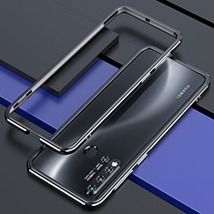 Luxury Aluminum Metal Frame Cover Case T01 for Huawei P20 Lite (2019) Black
