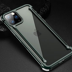 Luxury Aluminum Metal Frame Cover Case T02 for Apple iPhone 11 Pro Green