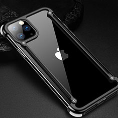 Luxury Aluminum Metal Frame Cover Case T02 for Apple iPhone 11 Pro Max Black