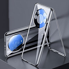 Luxury Aluminum Metal Frame Mirror Cover Case 360 Degrees for Huawei Honor Magic3 Pro+ Plus 5G Black